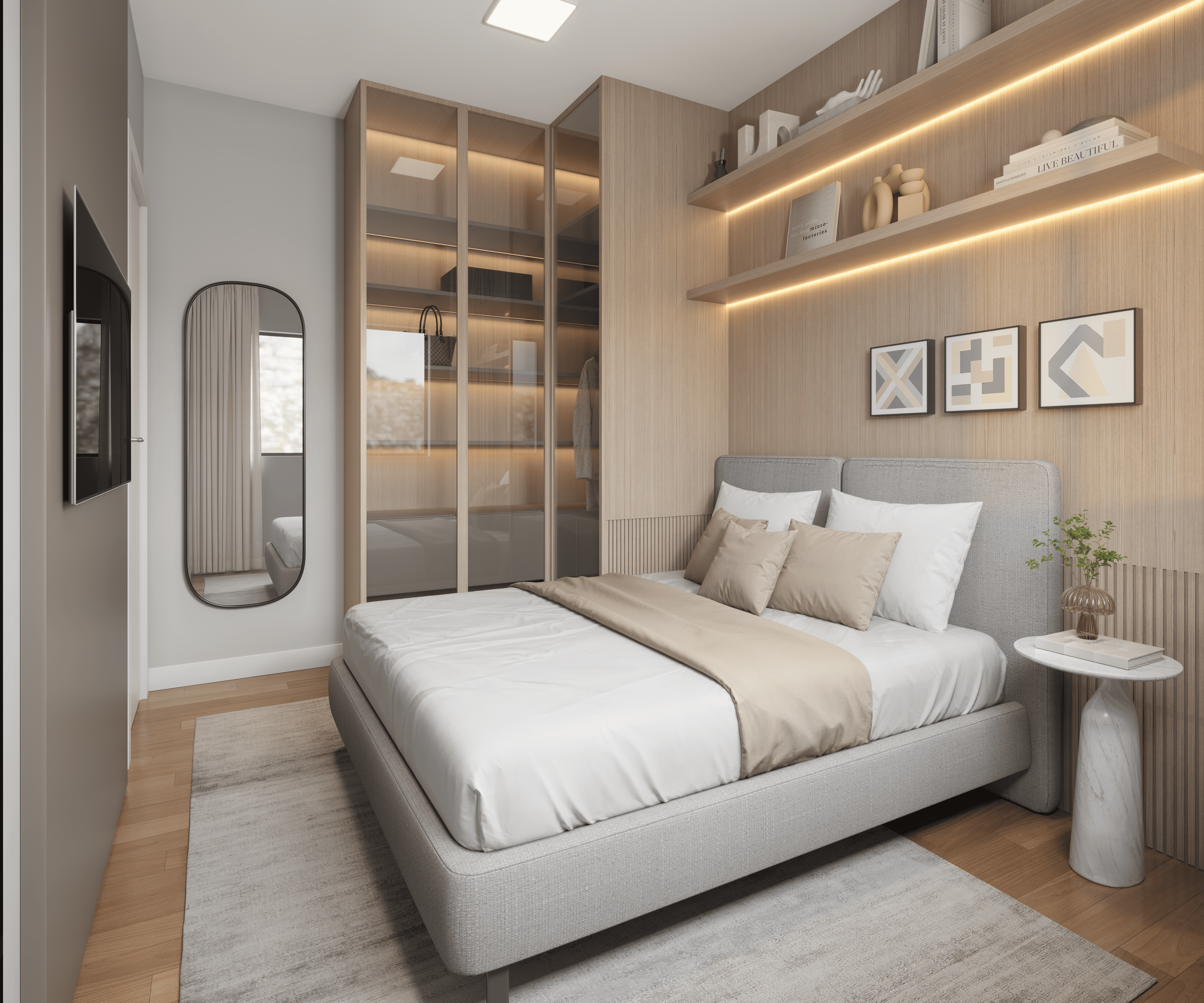 Apartamento de meio dormitório 1